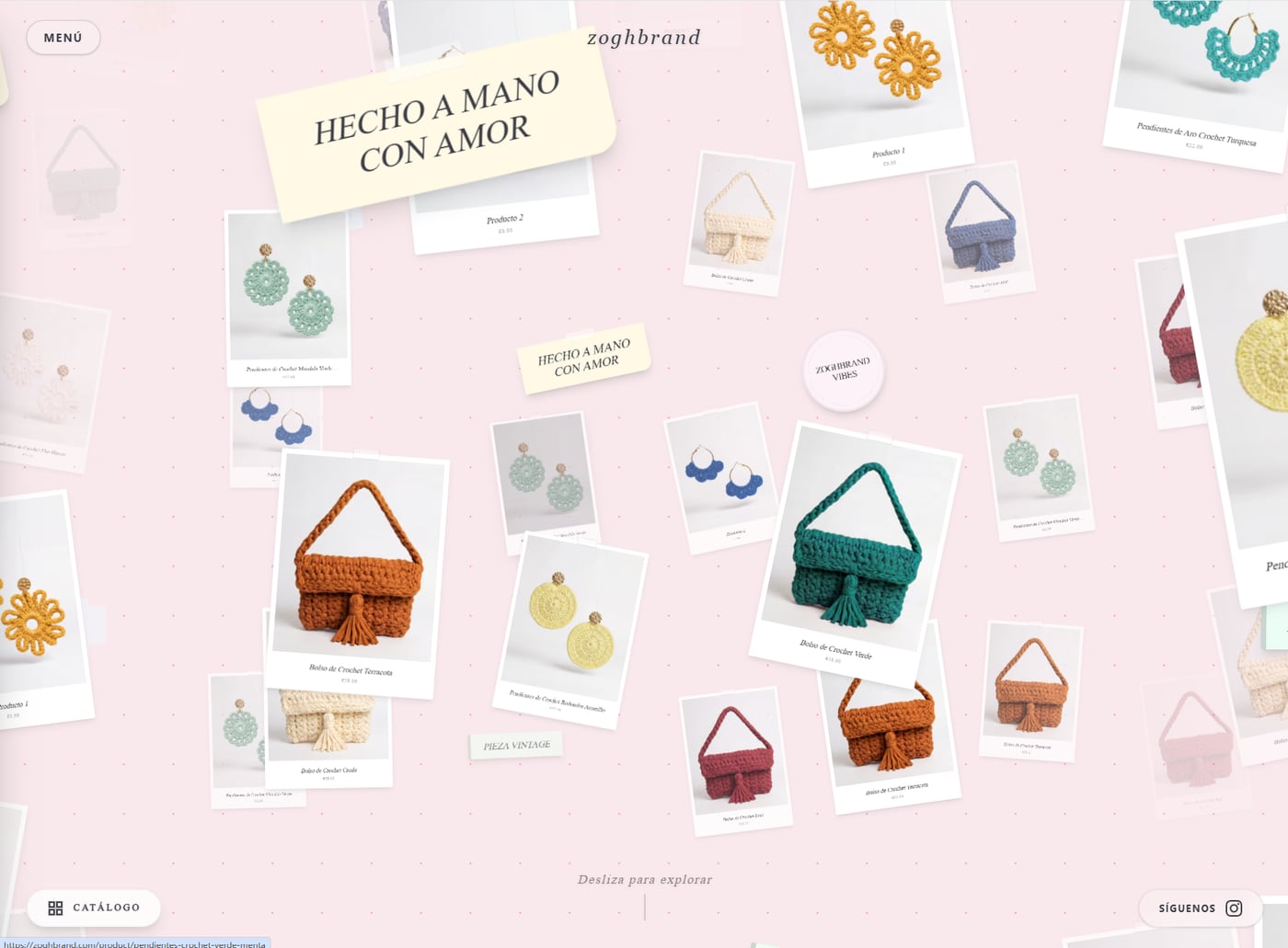 Home de ZoghBrand: tablero infinito de piezas de crochet
